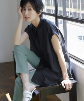 ICB 接触冷感 ドロストパンツ (サイズ2) ICB(アイシービー)の【接触冷感・UVケア・速乾・洗える