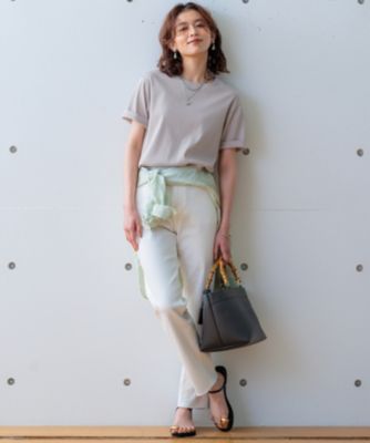 23区L 【SLOW/洗える】SLOW DENIM タイトストレート デニム 23区 L(ニジュウサンク エル)の【SLOW/洗える】SLOW DENIM タイト