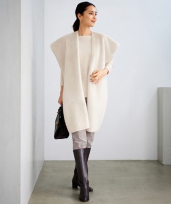 自由区(ジユウク)のエコミンクフード付き ストールアウトレット通販