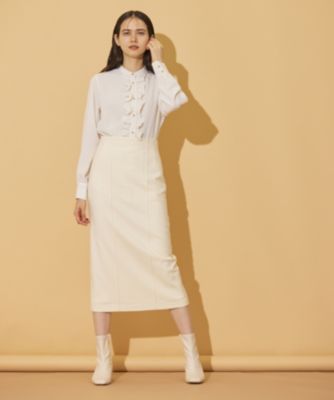 BEIGE, - ベイジ　BEIGE, フリル　ブラウス　4 BEIGE，(ベイジ)の【WEB限定】STOW / フリルブラウス通販
