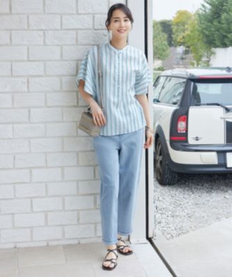 自由区(ジユウク)の【洗える】ウスカルデニム カーブパンツ通販