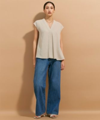 954* 新品 BEIGE, ベイジ CAROLE / ペプラムブラウス 4 L-size】CAROLE / ペプラムブラウス / BEIGE, | ファッション