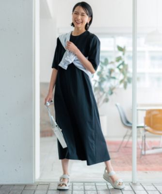専用【洗える】ALBINIコーコラン タックスリーブ ワンピース 23区 L(ニジュウサンク エル)の【洗える】ALBINIコーコラン