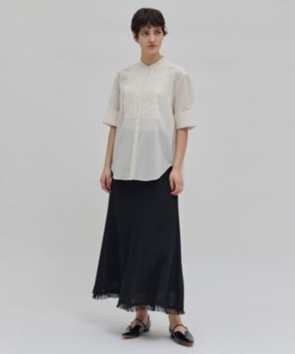 BEIGE, ベイジ 36【洗える】BAC バンドカラーブラウス BEIGE，(ベイジ)の【洗える】BAC / バンドカラーブラウス通販