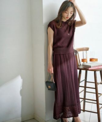 ANY SIS(エニィスィス)の【2点セット】ニット セットアップ通販