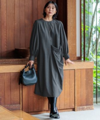 23区(ニジュウサンク)の【洗える】TWマットクロス ワンピース通販