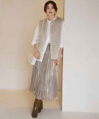 23区エコファージレ新品☆ 23区(ニジュウサンク)のECOPEL エコファー ジレ通販 | 集英社HAPPY