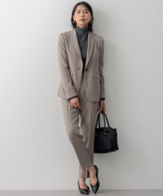 23区(ニジュウサンク)の【洗える】ウールライクカルゼ テーラード