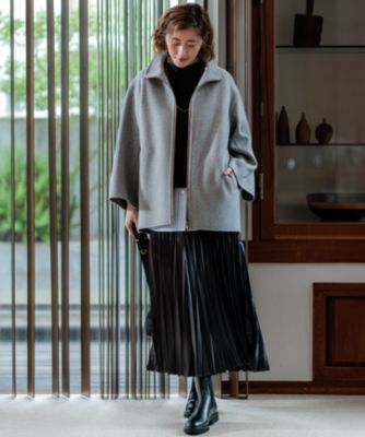 【23区】ウールリバー スタンドカラーコート¥49,500 完売品‼️ 23区｜ウールリバー スタンドカラーコート | Rakuten Fashion(楽天