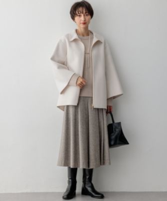 23区 S(ニジュウサンク エス)のシルクネップヘリンボーン ガウチョ