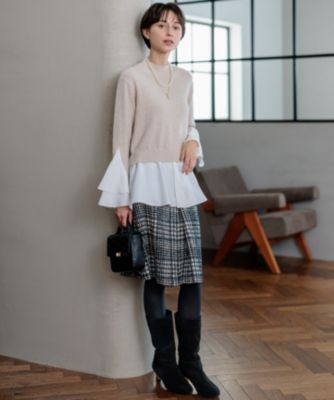 23区 S(ニジュウサンク エス)の【Oggi掲載】ファンシーツイード