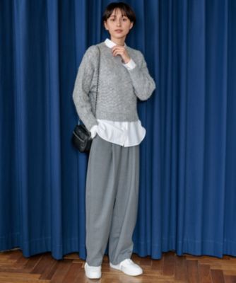 23区(ニジュウサンク)の【洗える】スパングル ドルマンスリーブ ニット