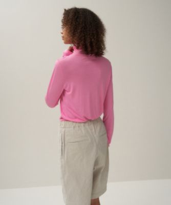 ATON 【エイトン】MODAL SILK JERSEY タートルネック 楽天市場】[SALE]ATON : [レディース]MODAL SILK JERSEY