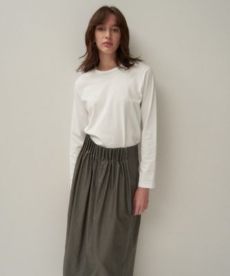 tシャツ 「別注」ATON / DRY COTTON JERSEY ロングスリーブ Tシャツ レディース ATON tシャツ 「別注」ATON / DRY COTTON JERSEY ロングスリーブ