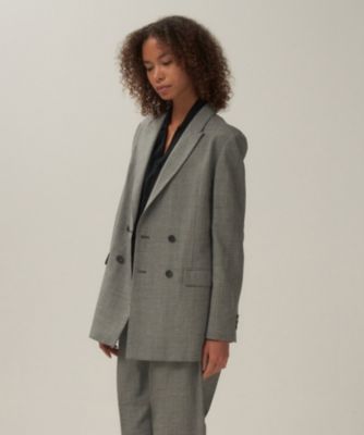 ジャケット・アウター LINEN WOOL SILK SHARK SKIN JACKET LINEN WOOL SILK SHARK SKIN SHIRTS JACKET (AURALEE