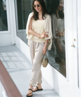 23区(ニジュウサンク)の【洗える】リボンエンブロイダリー