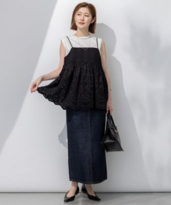 23区(ニジュウサンク)の【洗える】コットンエンブロイダリー