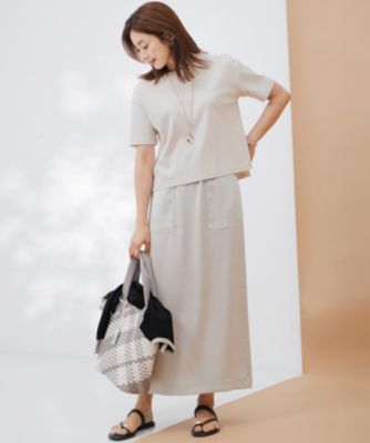 23区 L(ニジュウサンク エル)の【撥水加工/洗える】スムースサテン I