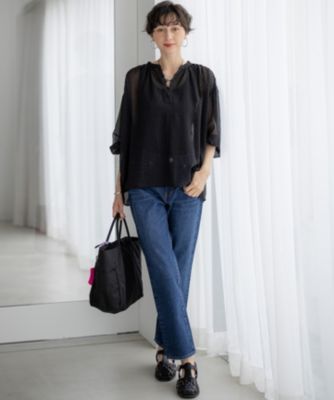 23区(ニジュウサンク)の【洗える】ドットフロッキー ボリューム