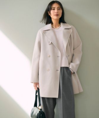 自由区(ジユウク)のウールリバーダブルブレストコート通販 | 集英社