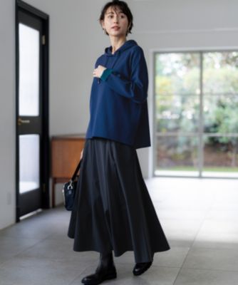 23区(ニジュウサンク)の【洗える】ダブルフェイスニット パーカー通販