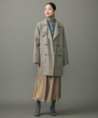 自由区(ジユウク)の【カタログ掲載】ウールリバーチェック柄ダブル