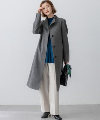 23区 L(ニジュウサンク エル)のウールカシミヤビーバー スタンドカラー