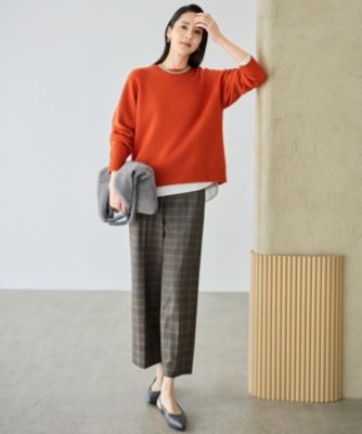 自由区 L(ジユウク エル)のウールカシミヤブレンドラグランスリーブ