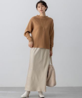 23区 L(ニジュウサンク エル)の【洗える】ウールカシミヤラメ ドルマン