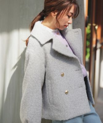 ANY SIS(エニィスィス)の【2WAY】ブークレーシャギーラメ アウター通販