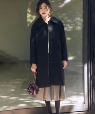 組曲(クミキョク)のウールモッサステンカラー コート通販 | 集英社