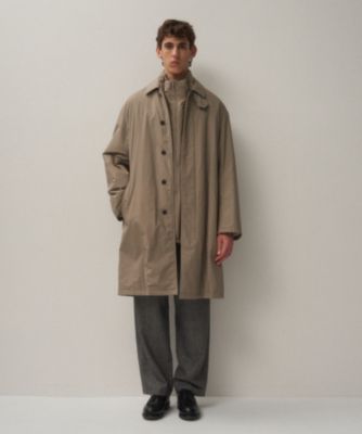 ATON(エイトン)のMERCERIZED COTTON | シルクパテッドバルマカーン