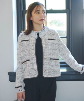 any SIS　ツイードジャケット ANY SIS(エニィスィス)のネップツイード ジャケット通販 | 集英社HAPPY