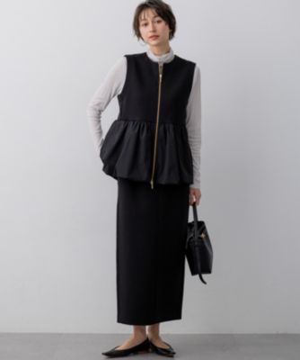 23区 S(ニジュウサンク エス)のコットンダンボール ペプラム ジレ