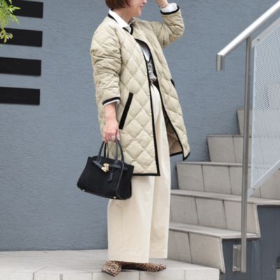 NOLLEY'S(ノーリーズ)の【TAION×LIMONTA】別注ベロアパイピングロング