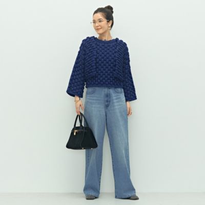 Laraaji(ララージ)の《手洗い可能》3D柄ボレロカーディガン通販