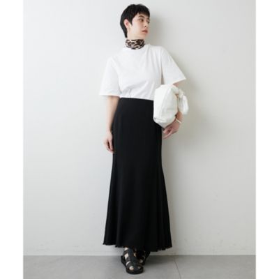 Whim Gazette(ウィム ガゼット)のハーフリネンフレアスカート通販  