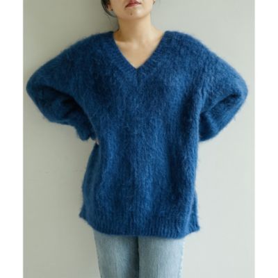 Whim Gazette ウィムガゼット　長谷川京子コラボ　モヘヤプルオーバー Whim Gazette(ウィム ガゼット)の【長谷川京子さんコラボ