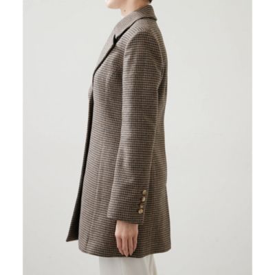 Whim Gazette(ウィム ガゼット)のガンクラブチェックジャケット通販