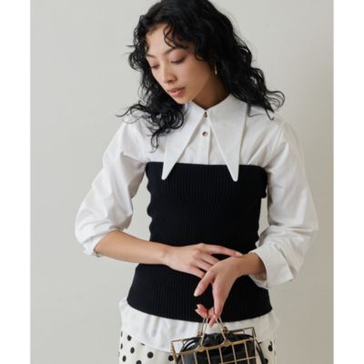 Whim Gazette(ウィム ガゼット)のロングポイントカラーシャツ通販