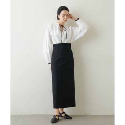 未使用♡ウィムガゼット 23SS スタンドギャザープルオーバー ブラウス 完売品 未使用♡ウィムガゼット 23SS スタンドギャザープルオーバー