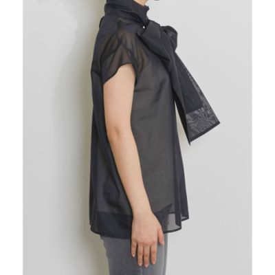 Whim Gazette シアーボウブラウス今季美品 Whim Gazette(ウィム ガゼット)のシアーボウタイブラウス通販