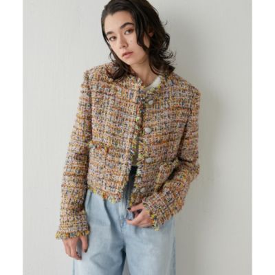 Whim Gazette(ウィム ガゼット)のMIXツイードジャケット通販 | 集英社