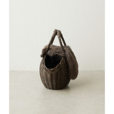 whim gazette The Bagmati FURバスケット Whim Gazette(ウィム ガゼット)の【The Bagmati】FURバスケット