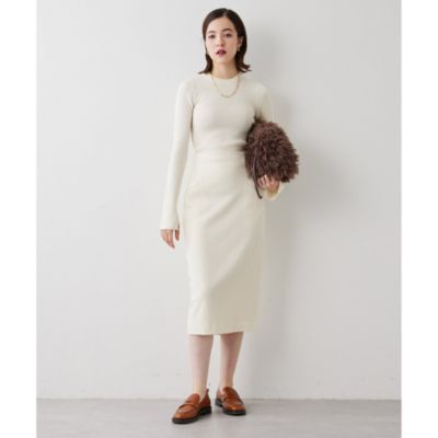 超美品♡24AW ウィムガゼット/RIBクルーネックプルオーバー リブニット Whim Gazette(ウィム ガゼット)のRIB クルーネックプルオーバー通販