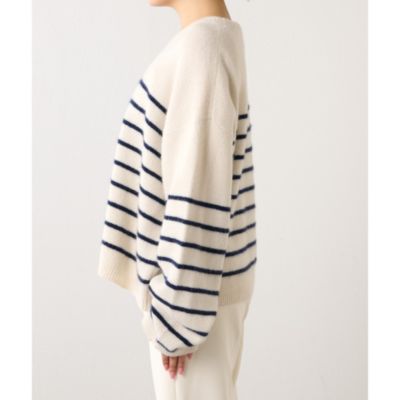【美品】Whim Gazette フォックスウールクルーネックプルオーバー Whim Gazette（ウィムガゼット）の「フォックスウールクルー