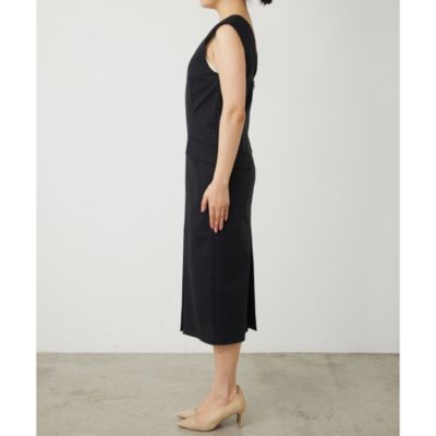 Whim Gazette(ウィム ガゼット)のダブルクロスバックシャンワンピース  