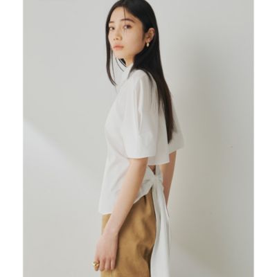 Whim Gazette(ウィム ガゼット)のバックリボンブラウス通販