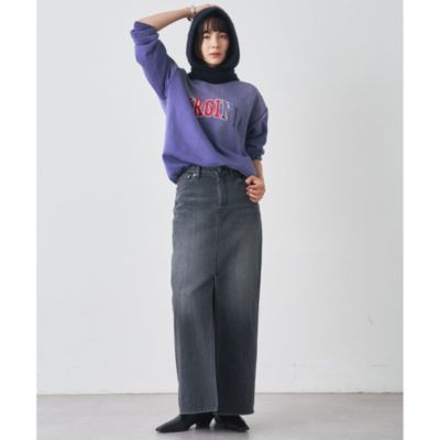 【ウミガメ様用】Whim Gazette デニムスリットスカート 38 ウィムガゼット Whim Gazette デニムスリットスカート （blue