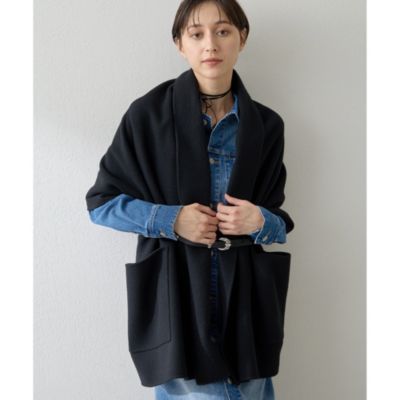 Whim Gazette ウィム ガゼット リバーケープ Whim Gazette(ウィム ガゼット)｜リバーケープ/ブラック の通販